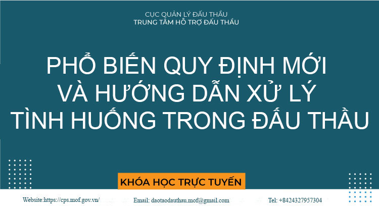 Phổ biến Quy định mới và Hướng dẫn xử lý tình huống trong đấu thầu